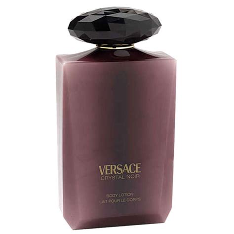 versace perfume body lotion|versace crystal noir body lotion.